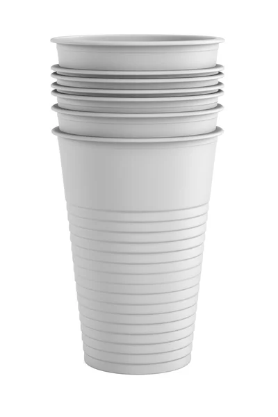 Plastic cups — Stock Photo, Image