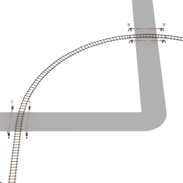 铁路轨道 — 图库照片