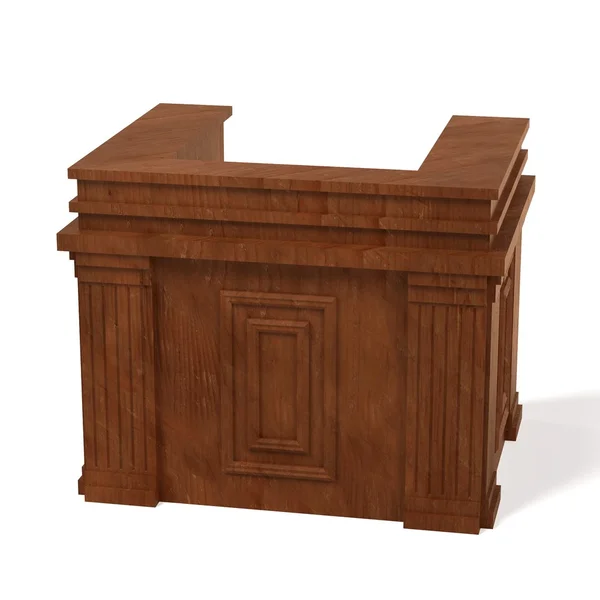 Wooden podium — Stock Photo, Image