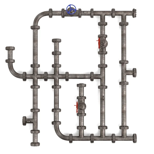 산업용 파이프 — 스톡 사진