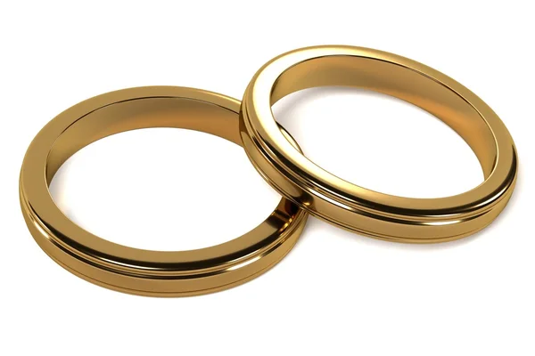 Свадебные кольца Стоковое Изображение