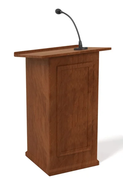 Wooden podium — Stock Photo, Image