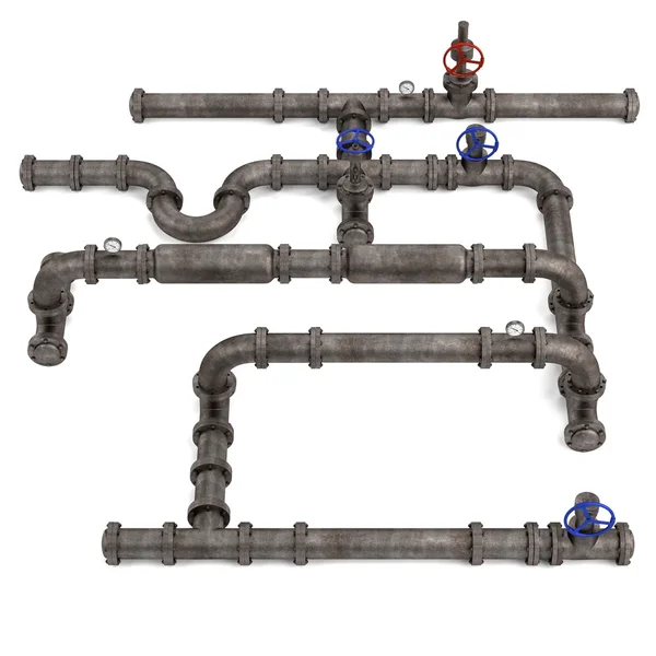 Industrial pipes — Stock Photo, Image