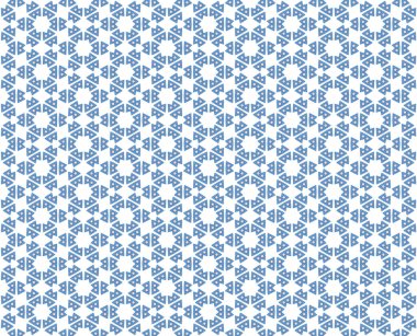 soyut desen altıgen yıldız topları ile