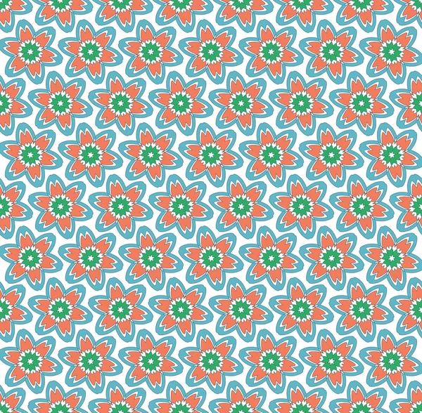 Textil eller papper blommor mönster — Stockfoto
