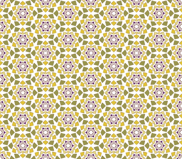 Star mosaic textile pattern — Stock Photo, Image