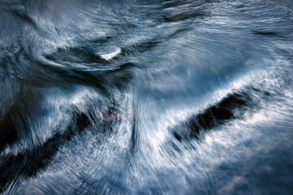 Abstract grim waves on the river — Stock Photo, Image