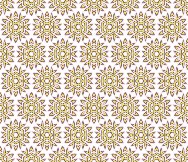 Stylized floral textile pattern — Stock Photo, Image