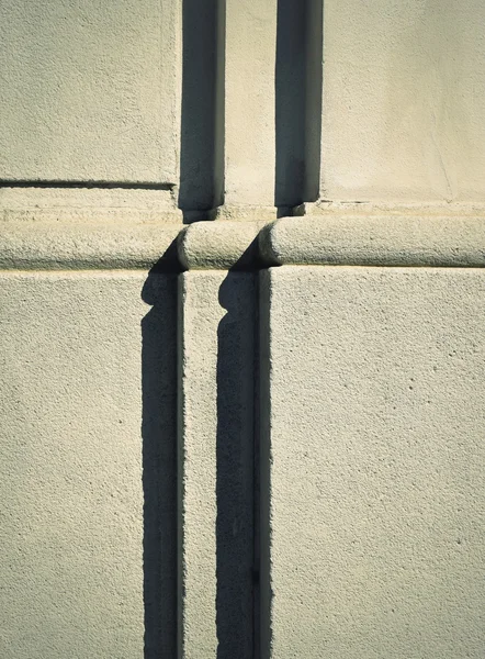 Detail stone pillars with shadow — Stock Photo, Image