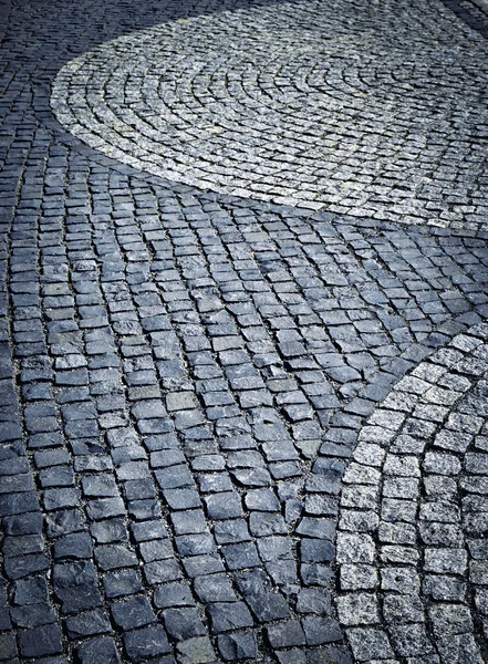 Pavés placés en cercles — Photo