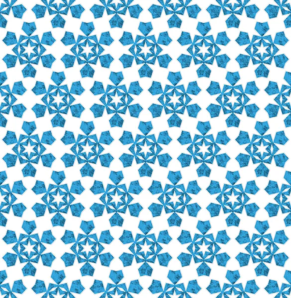 Background Dark Blue Modern Winter Snowflake Texture — Stock Photo, Image