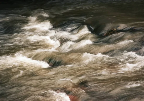 Natura Stagionale Dettaglio Fondo Fiume Selvaggio Autunno — Foto Stock