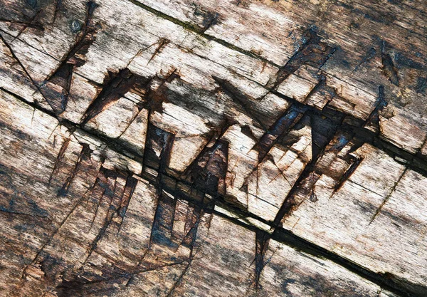 Abstract Background Texture Detail Old Wood Notches Axes — Stock Photo, Image