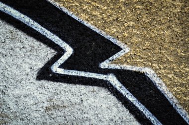 duvar üzerinde soyut püskürlü