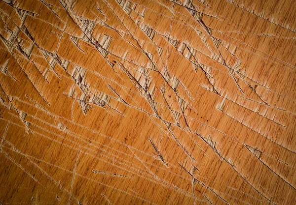 Chopped up wooden board — Stock Photo, Image