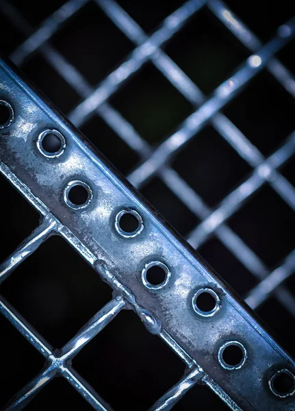 Iron stair matting — Stock Photo, Image