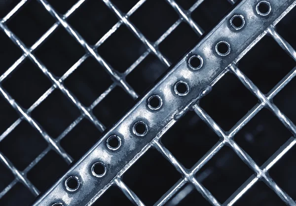 Abstract iron stair matting — Stock Photo, Image