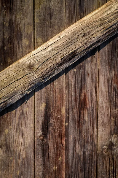 Detalhe da velha porta de madeira — Fotografia de Stock