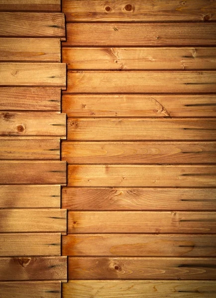 Horizontal wooden paneling profile — Stock Photo, Image