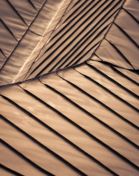 Detail steel roof — Stock Photo, Image