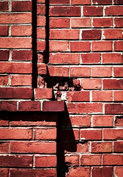 Detail red brick wall — Stock Photo, Image