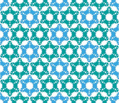 Yeşil mavi kağıt üzerinde Noel desen