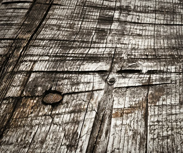 Chopped up old wooden board — Stock Photo, Image
