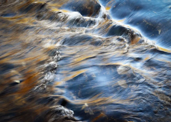 Late evening river level with ripples — Stock Photo, Image