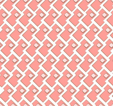 Tekstil geometrik model pembe renk