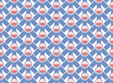 Mavi desen tarz Kişilik kalabalık resimli