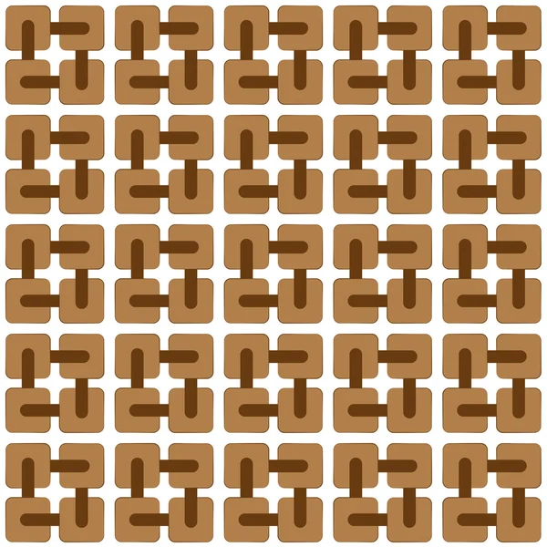Modello astratto marrone con piccoli quadrati — Foto Stock