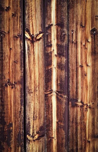 Wall of the old spruce boards — Stock Photo, Image