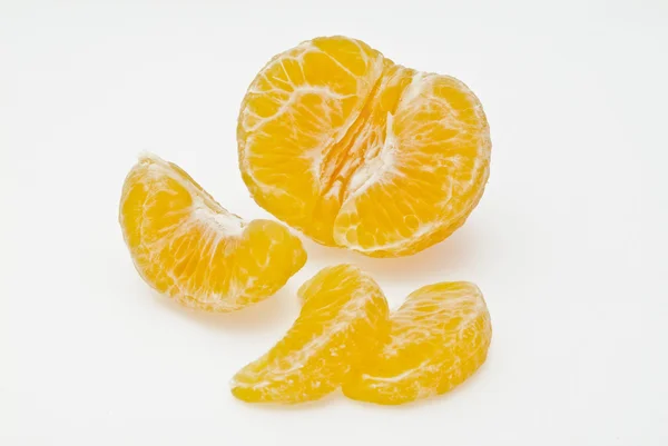 Orange in white background — Stock Photo, Image