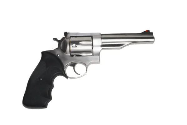 44 magnum pistolet rewolwer na białym tle — Zdjęcie stockowe