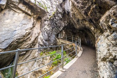 İsviçre 'deki Reichenbachtal vadisinde Rosenlaui buzulu.