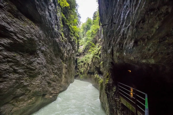 Φαράγγι Aare Στο Berner Oberland Της Ελβετίας — Φωτογραφία Αρχείου