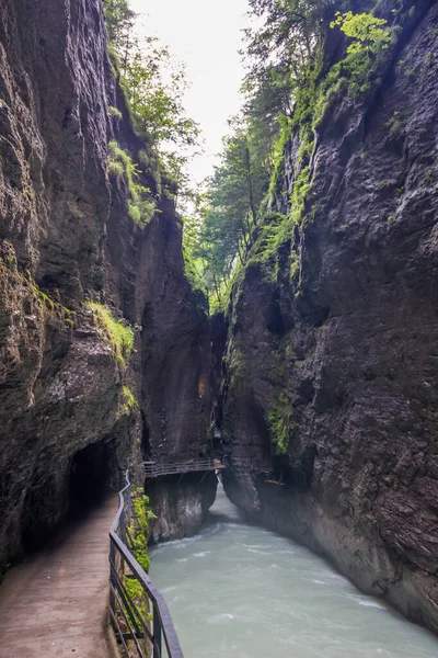 Φαράγγι Aare Στο Berner Oberland Της Ελβετίας — Φωτογραφία Αρχείου