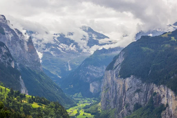 Verano Lauterbrunnen Valley Suiza —  Fotos de Stock