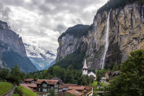 Verano Lauterbrunnen Valley Suiza —  Fotos de Stock