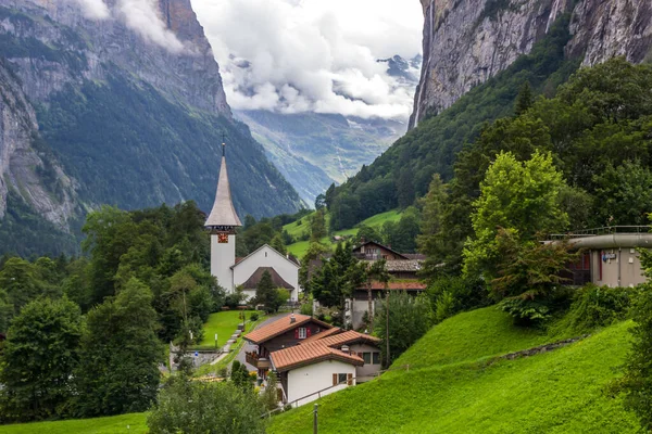 Verano Lauterbrunnen Valley Suiza —  Fotos de Stock