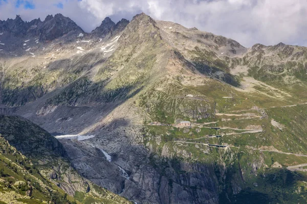 Nubes Sobre Paso Furka Suiza —  Fotos de Stock