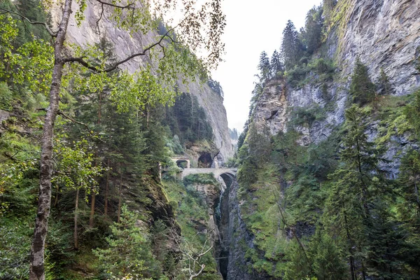 Gorge Mala Suisse Dans Les Alpes — Photo