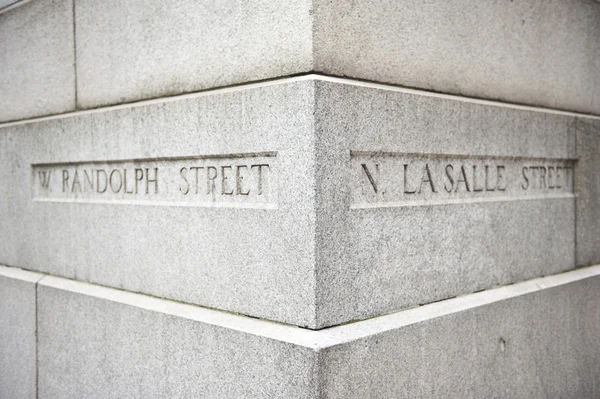 Randolph e La Salle Street — Fotografia de Stock