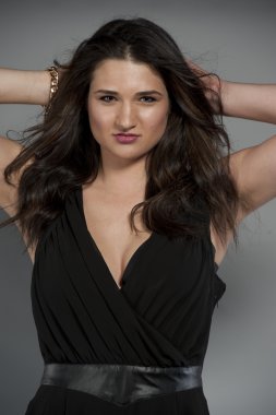 muhteşem genç esmer modeli