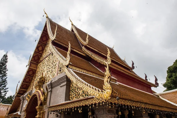 Arquitetura do Templo em Doi Suthep — Fotografia de Stock