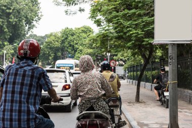 Image of a Busy Road in Hanoi