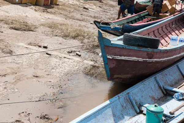 Boats on Mekong River — Stock Photo, Image