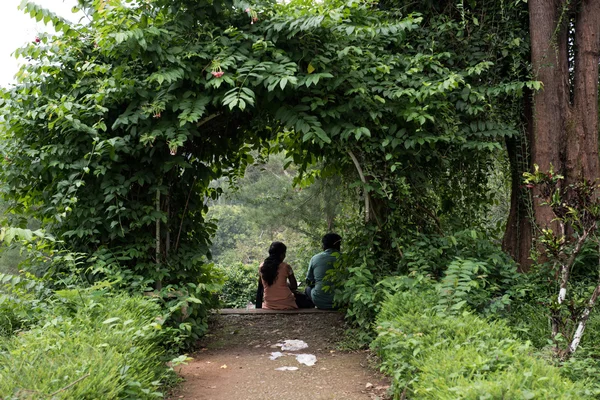 Couple Dating in Park — Stock Photo, Image