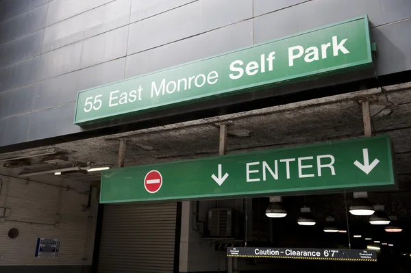 55 Doğu Monroe St Park Alanı — Stok fotoğraf