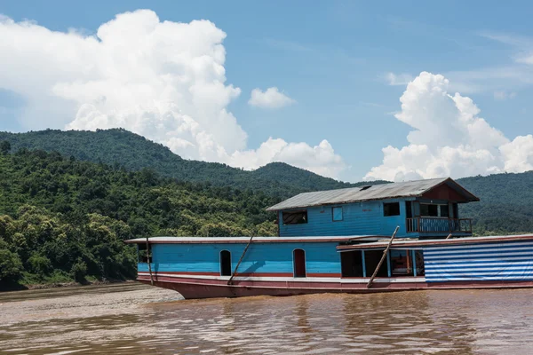 Vy från Mekongfloden — Stockfoto